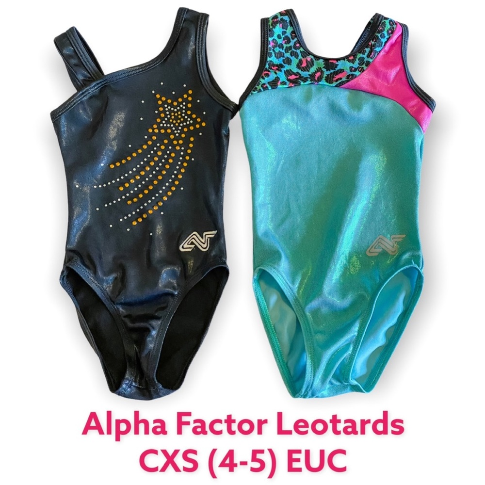 Alpha Factor Gymnastics Leotards Lot